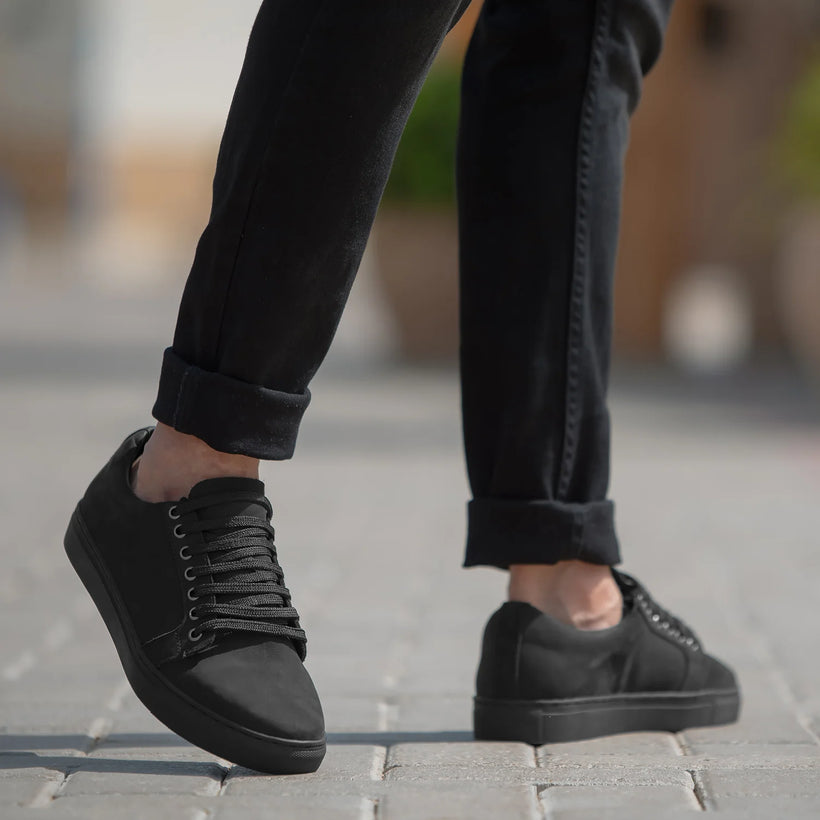 Murphy Low Top Nero Nubuck Sneakers da Uomo