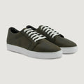 Murphy Low Top Olive Pullup Sneakers in pelle da Uomo
