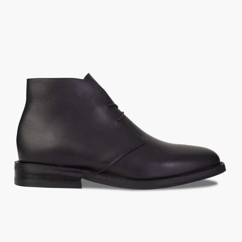 Scout Nero Leather Boots da Uomo