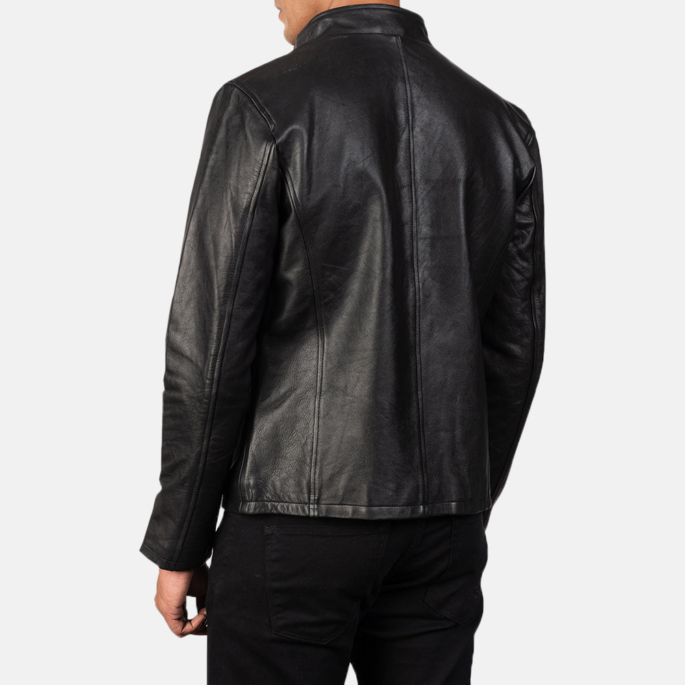 Authentic Cowhide Leather with Semi-aniline Finish Grain Texture &amp; Heavy-Duty Seam Stitching Detail