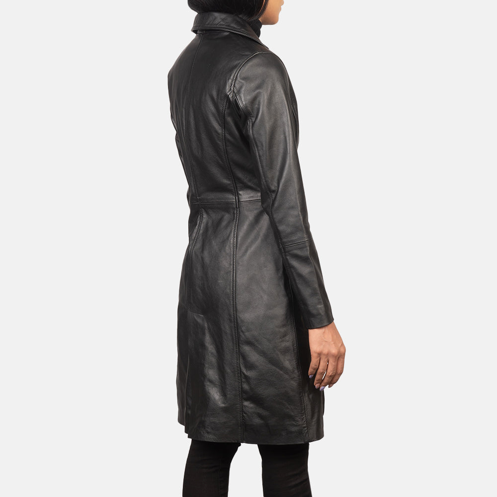 Authentic Cowhide Leather with Semi-aniline Finish Grain Texture & Heavy-Duty Seam Stitching Detail