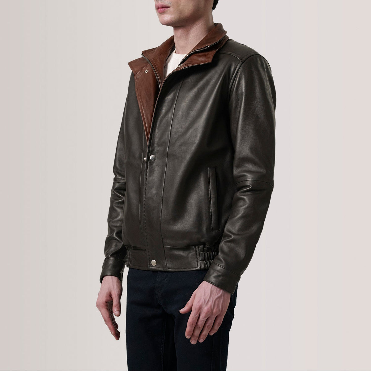 
Alfred Bomber in Pelle da Uomo – alternate product view 3