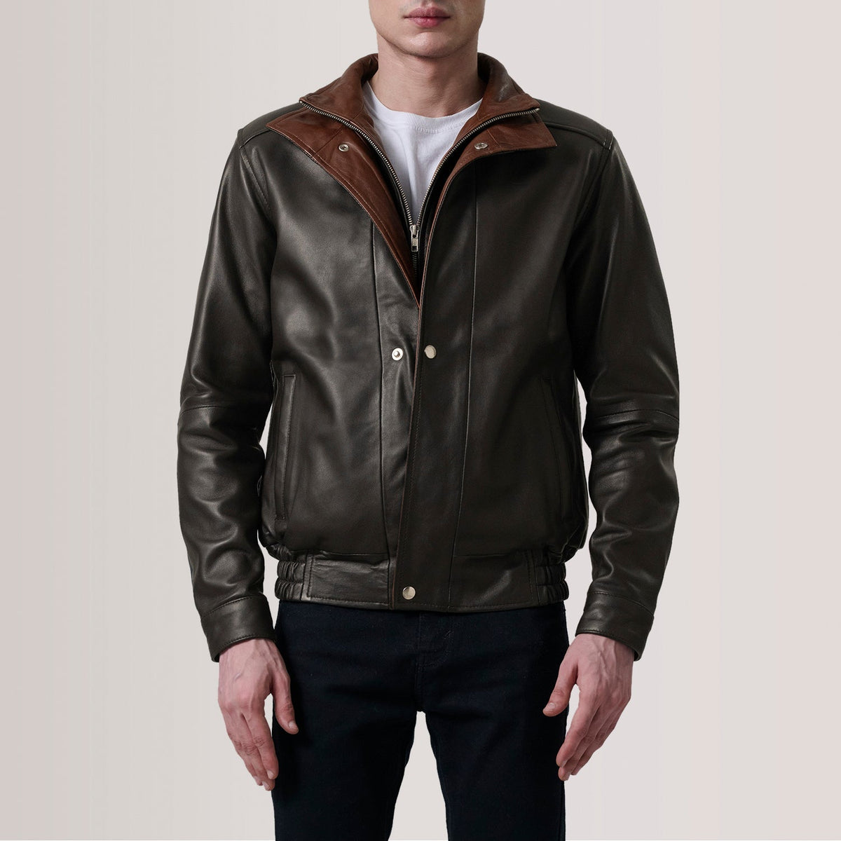 
Alfred Bomber in Pelle da Uomo – alternate product view 4