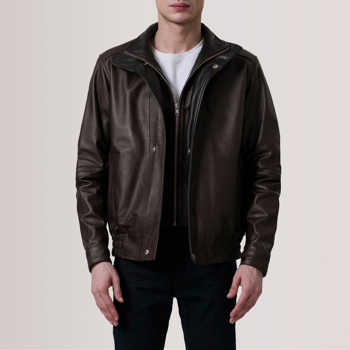 
Alfred Bomber in Pelle da Uomo – alternate product view 1