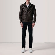 
Alfred Bomber in Pelle da Uomo – alternate product view 2