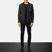 
Allaric Alley Giacca Biker in Pelle da Uomo – alternate product view 4