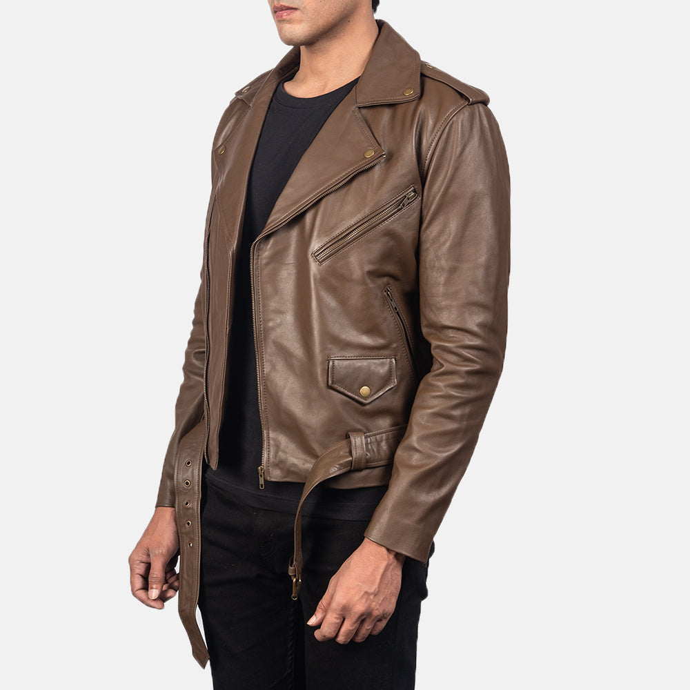 
Allaric Alley Giacca Biker in Pelle da Uomo – alternate product view 2