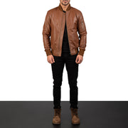 
Bomia MA-1 Bomber in Pelle da Uomo – alternate product view 3