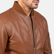 
Bomia MA-1 Bomber in Pelle da Uomo – alternate product view 6