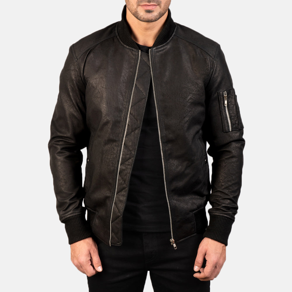 
Bomia MA-1 Bomber in Pelle da Uomo – alternate product view 1
