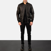 
Bomia MA-1 Bomber in Pelle da Uomo – alternate product view 2