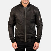
Bomia MA-1 Bomber in Pelle da Uomo – alternate product view 3