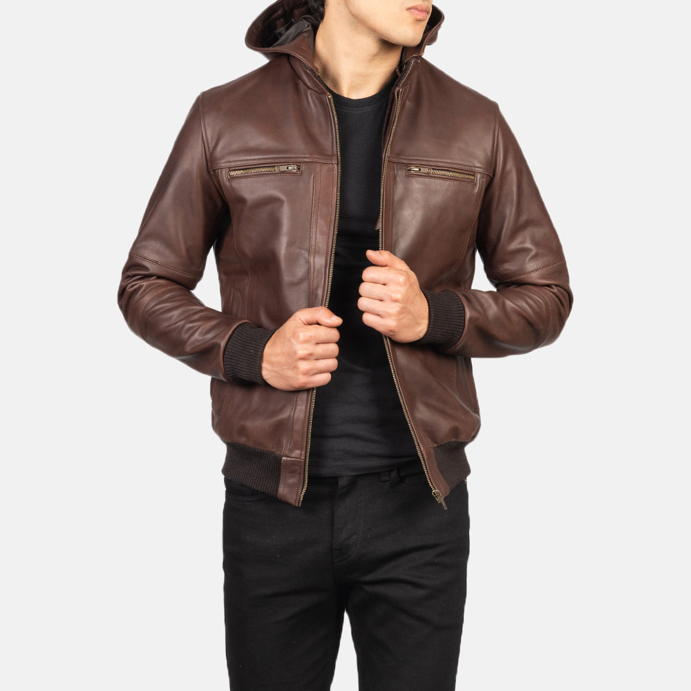 
Bouncer Biz Bomber in Pelle da Uomo – alternate product view 4