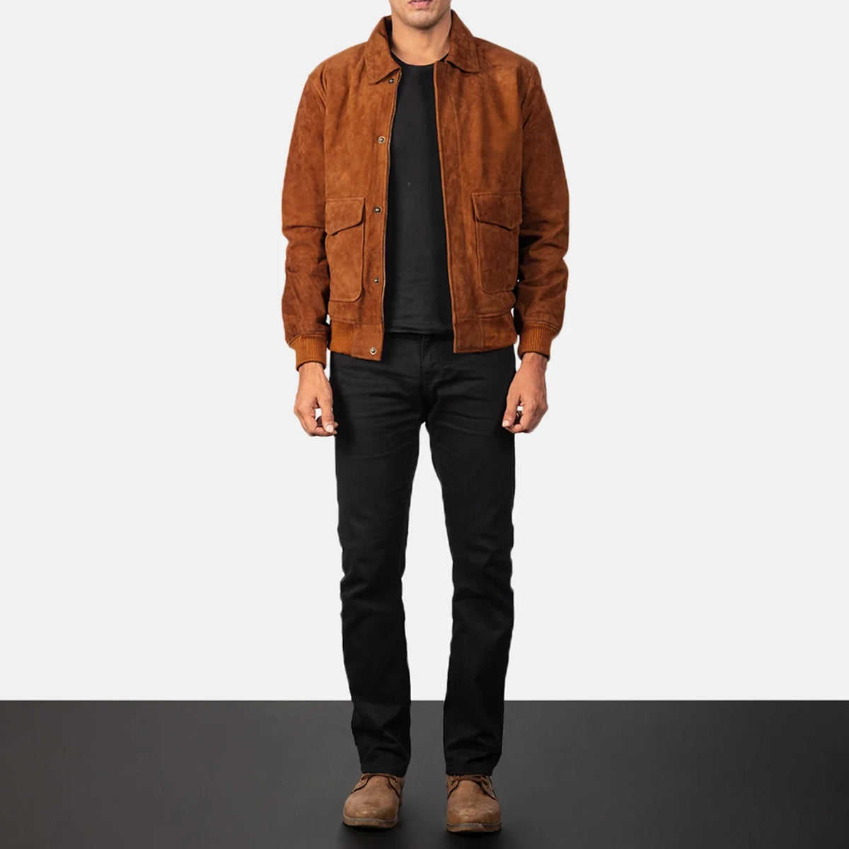 Coffmen Bomber in Pelle da Uomo – Vista prodotto alternativa 3