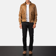 Coffmen Bomber in Pelle da Uomo – Vista prodotto alternativa 4