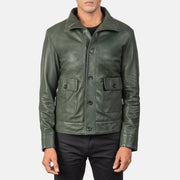 Columbus Leather Bomber Jacket – alternate product view 1