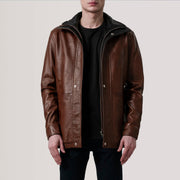Connor Cappotto in Pelle da Uomo – Vista prodotto alternativa 1