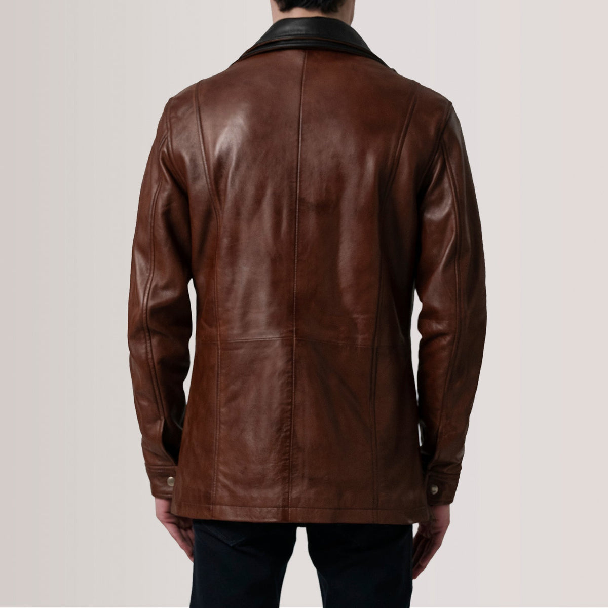 Connor Cappotto in Pelle da Uomo – Vista prodotto alternativa 4