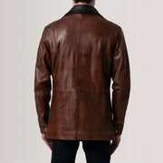 Connor Cappotto in Pelle da Uomo – Vista prodotto alternativa 4