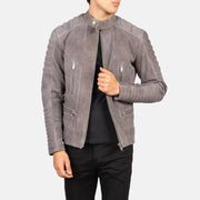 Damian Giacca Biker in Pelle da Uomo – Vista prodotto alternativa 1