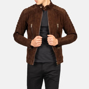 Damian Giacca Biker in Pelle da Uomo – Vista prodotto alternativa 1