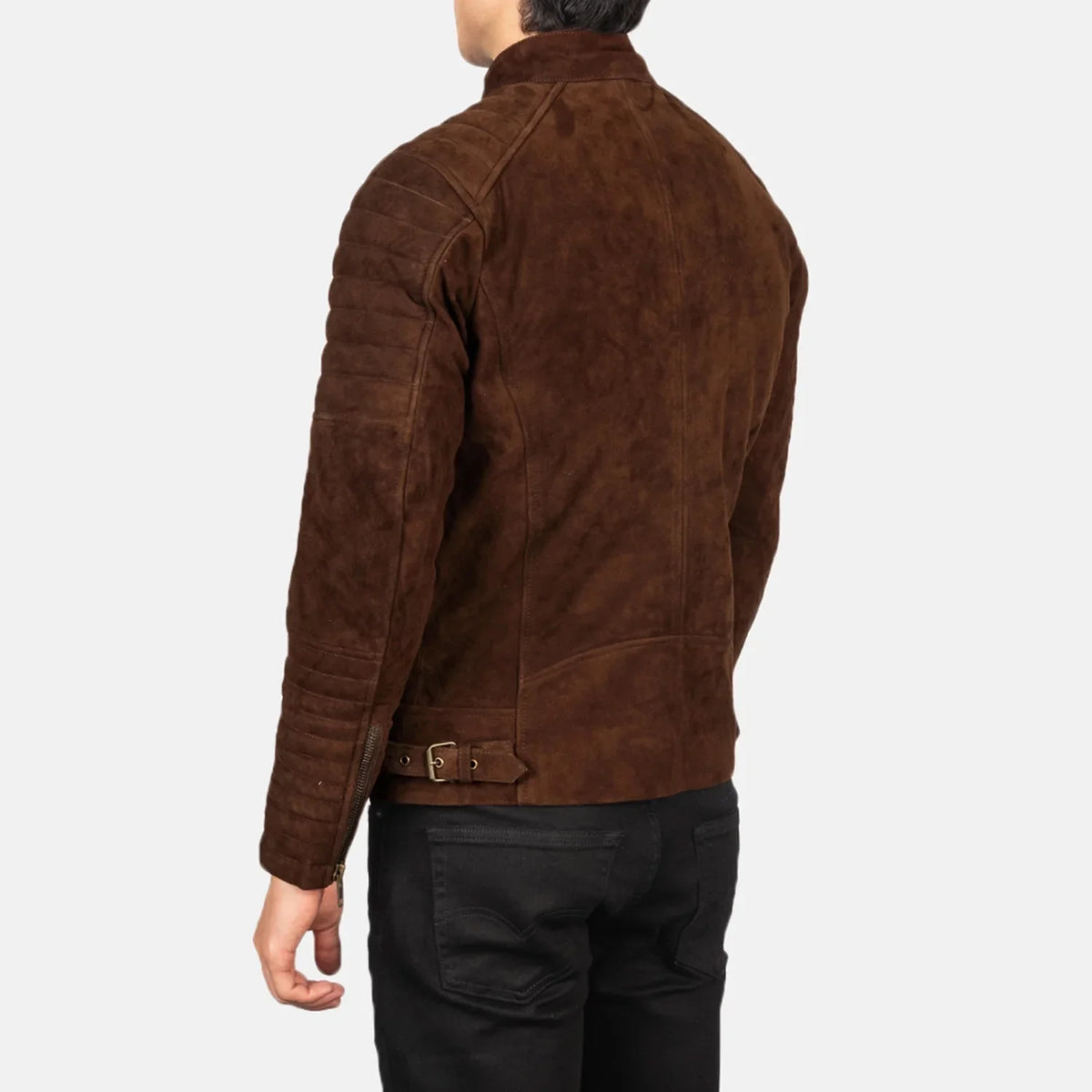 Damian Giacca Biker in Pelle da Uomo – Vista prodotto alternativa 5