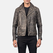 
Danny Trapuntato Giacca Biker in Pelle da Uomo – alternate product view 4