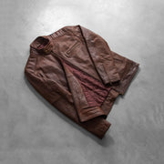 Dean Nero Giacca Biker in Pelle da Uomo – Vista prodotto alternativa 8