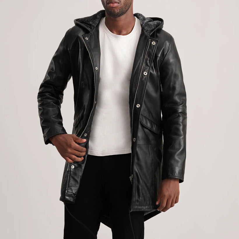 Delvin Giacca in Pelle da Uomo