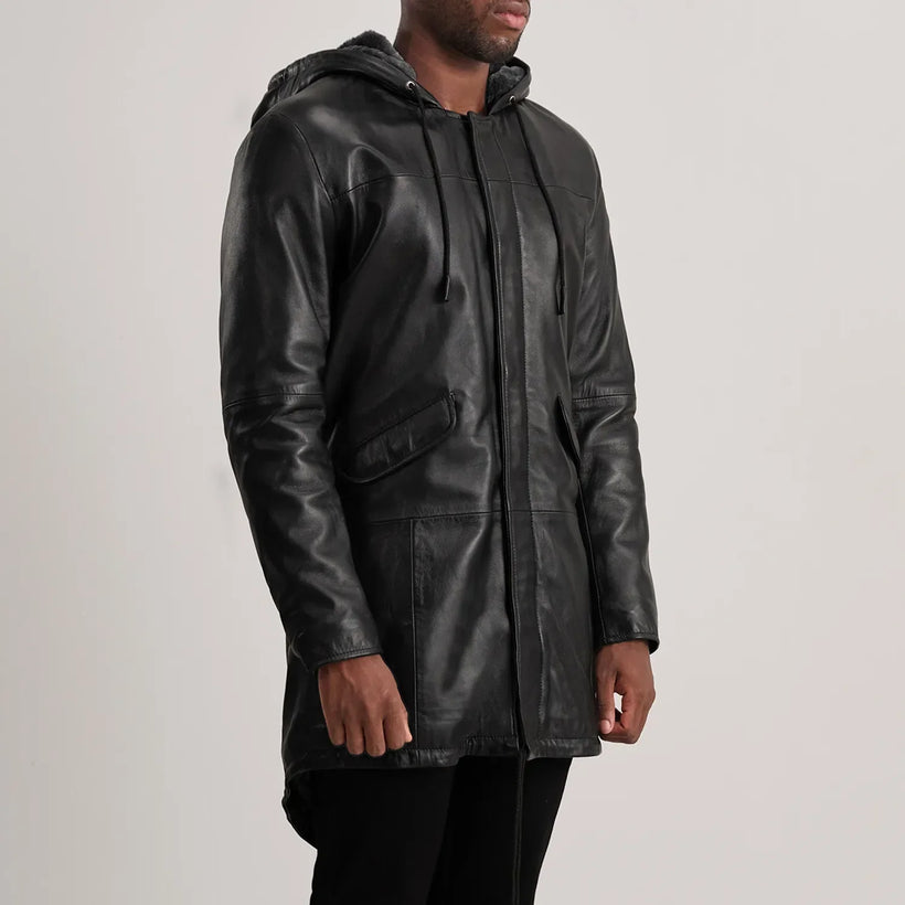 Delvin Giacca in Pelle da Uomo