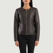 Elixir Collarless Giacca in Pelle da Donna – Vista prodotto alternativa 4