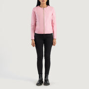 Elixir Collarless Giacca in Pelle da Donna – Vista prodotto alternativa 3