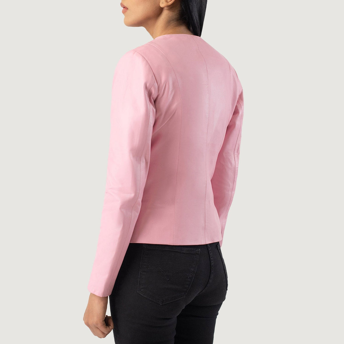 Elixir Collarless Giacca in Pelle da Donna – Vista prodotto alternativa 5