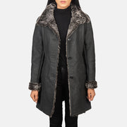 
Erica Shearling Cappotto in Pelle da Donna – alternate product view 1