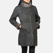 
Erica Shearling Cappotto in Pelle da Donna – alternate product view 6