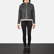 Fiona Hooded Giacca in Shearling da Donna – Vista prodotto alternativa 3