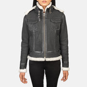 Fiona Hooded Giacca in Shearling da Donna – Vista prodotto alternativa 4