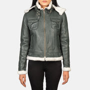 Fiona Hooded Giacca in Shearling da Donna – Vista prodotto alternativa 1