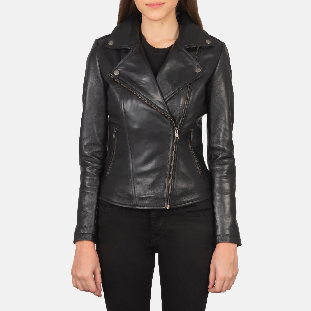 Flashback Giacca Biker in Pelle da Donna – Vista prodotto alternativa 1