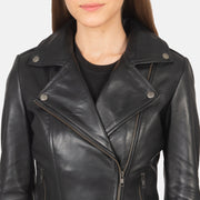 Flashback Giacca Biker in Pelle da Donna – Vista prodotto alternativa 4