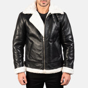 
Francis B-3 Nero Bomber in Pelle da Uomo – alternate product view 1