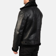
Francis B-3 Nero Bomber in Pelle da Uomo – alternate product view 5