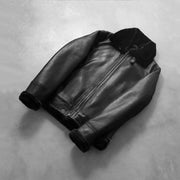 
Francis B-3 Nero Bomber in Pelle da Uomo – alternate product view 7