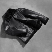 
Francis B-3 Nero Bomber in Pelle da Uomo – alternate product view 8