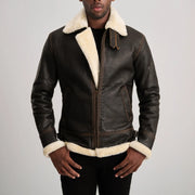 
Francis B-3 Nero Bomber in Pelle da Uomo – alternate product view 4