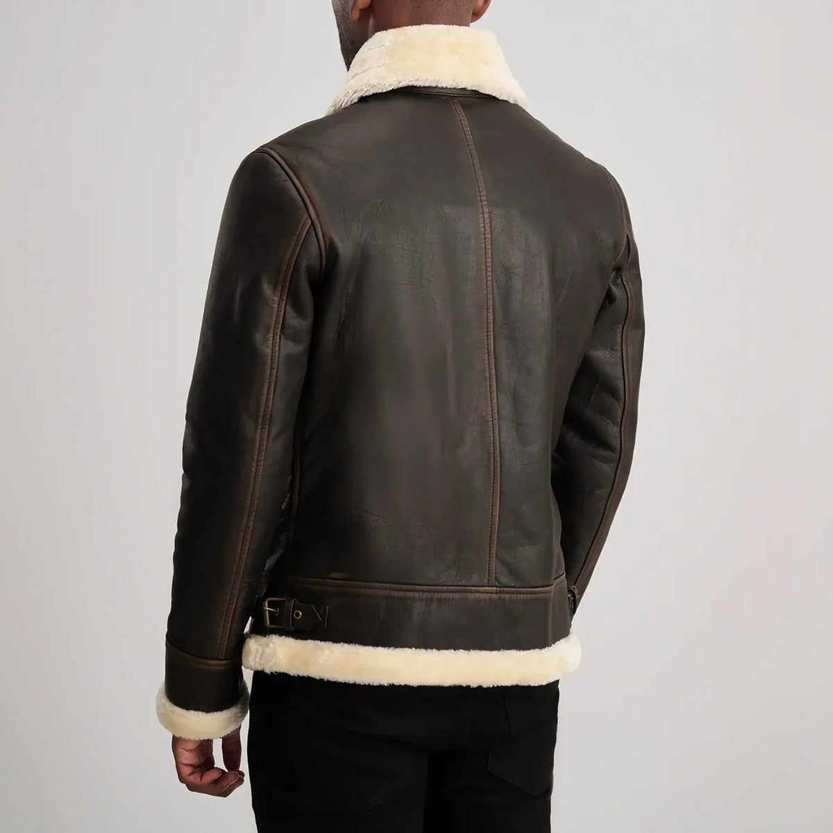 
Francis B-3 Nero Bomber in Pelle da Uomo – alternate product view 5