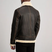 
Francis B-3 Nero Bomber in Pelle da Uomo – alternate product view 5