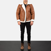 
Francis B-3 Nero Bomber in Pelle da Uomo – alternate product view 3