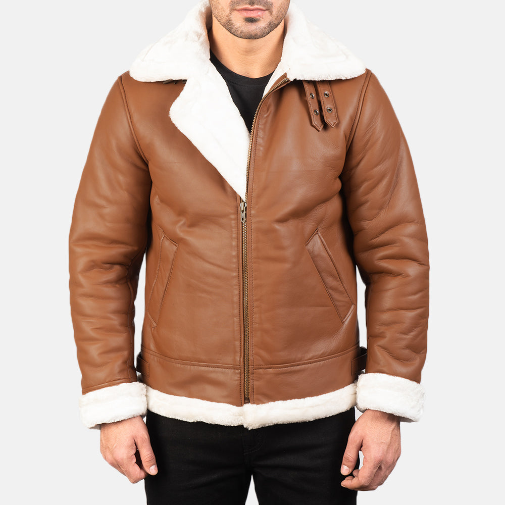 
Francis B-3 Nero Bomber in Pelle da Uomo – alternate product view 4