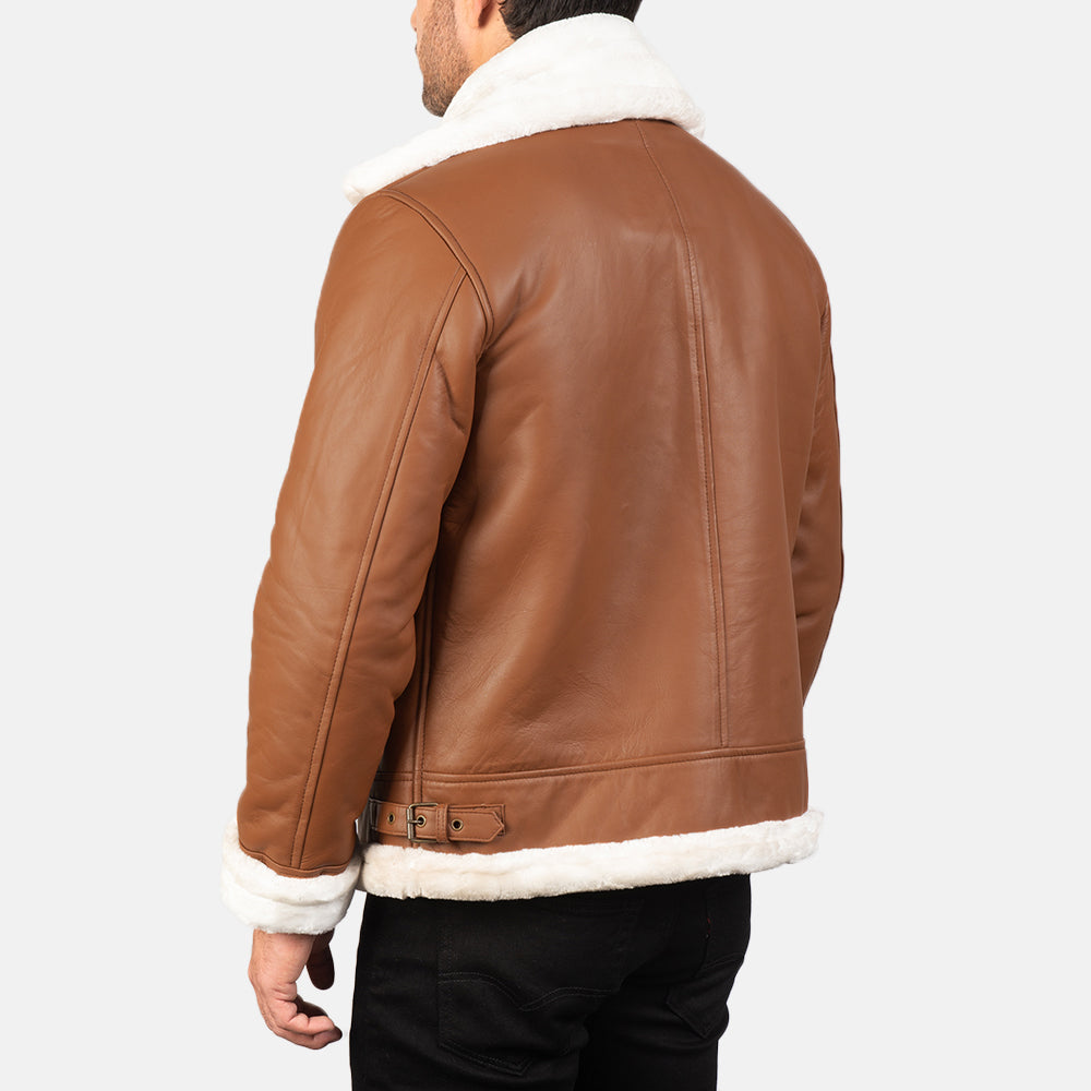 
Francis B-3 Nero Bomber in Pelle da Uomo – alternate product view 5